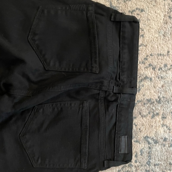 PAIGE Verdugo Ankle in Black Overdye w Knee Slash Size: 24 - Picture 6 of 8